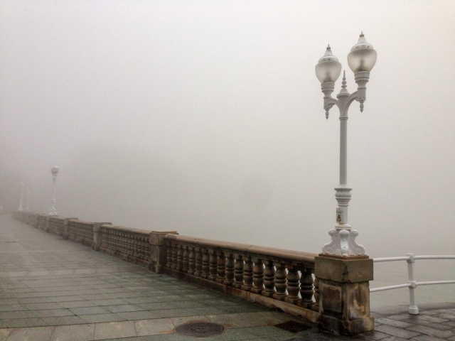 Paseo del muro. Gijon.