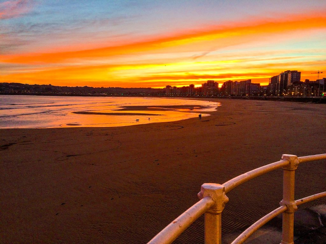 Playa San Lorenzo.